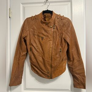 Guess leather jacket, size M